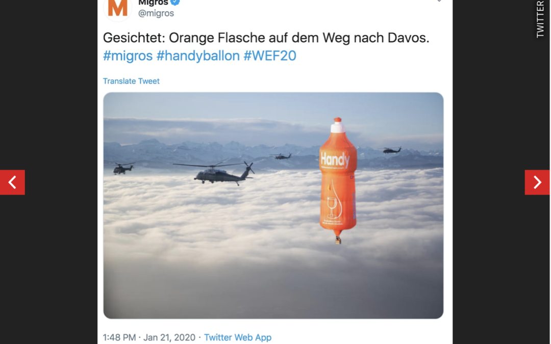 Migros polarisiert mit einem frechen Tweet zu Trump. Saubere Sache oder schmutzige Aktion?